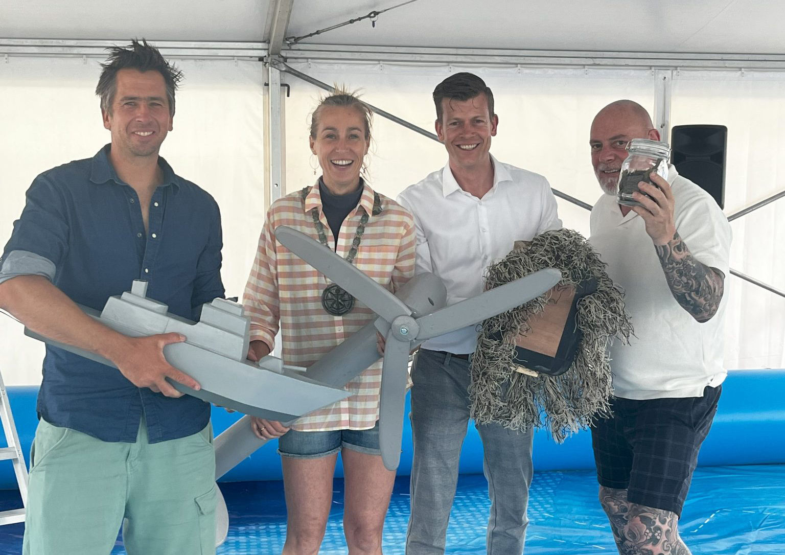 Bijzonder bezoek Noordzeespel tijdens Ocean Race 2023